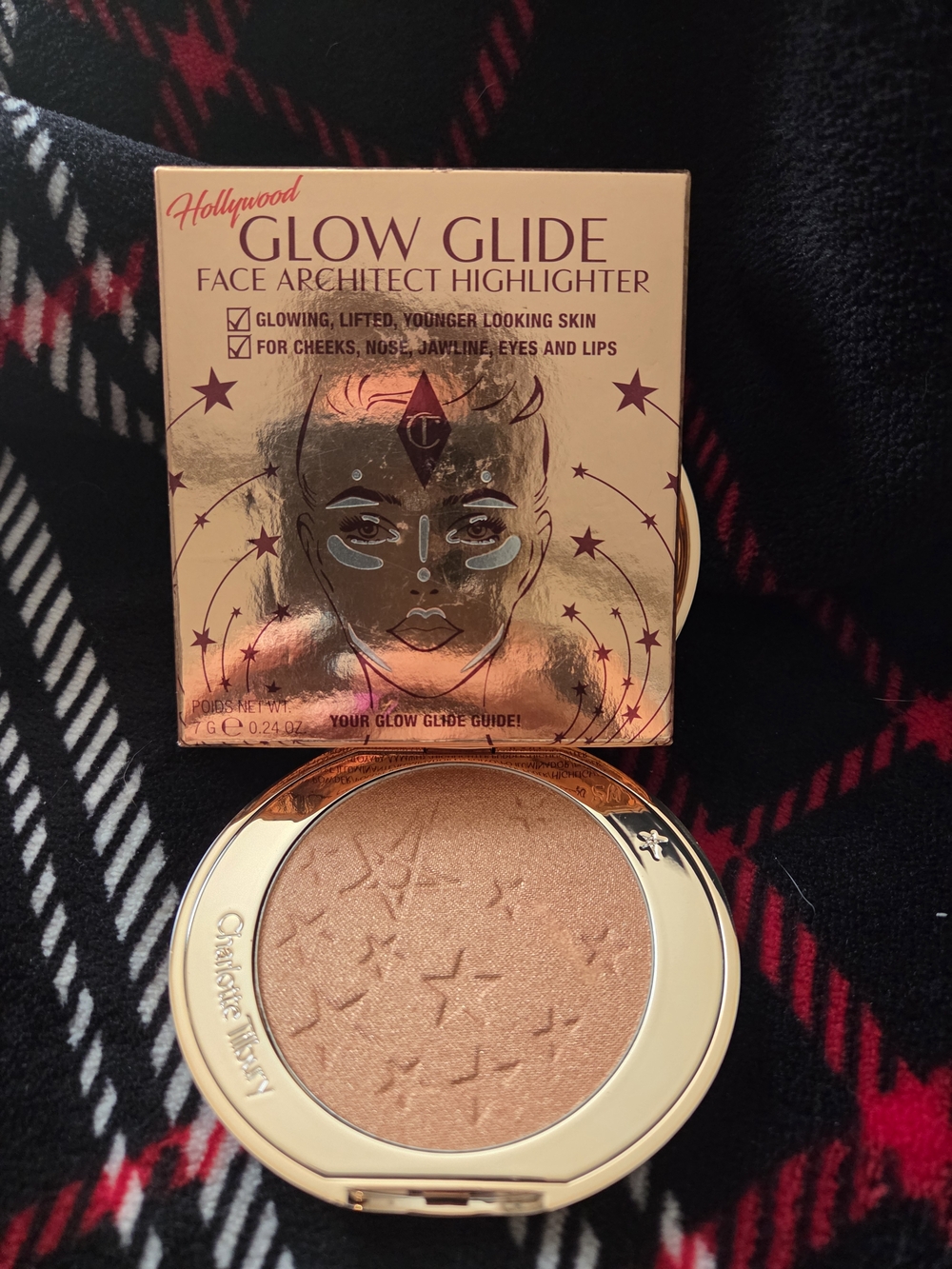 Charlotte Tilbury Glow Glide Face Architect Highlighter - Warm Champagne Bronze